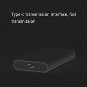 Blueendless M3T MSATA Mobile Hard Disk Box TYPE-C Transfer USB3.1 Notebook Solid Hard Disk Box, Blueendless