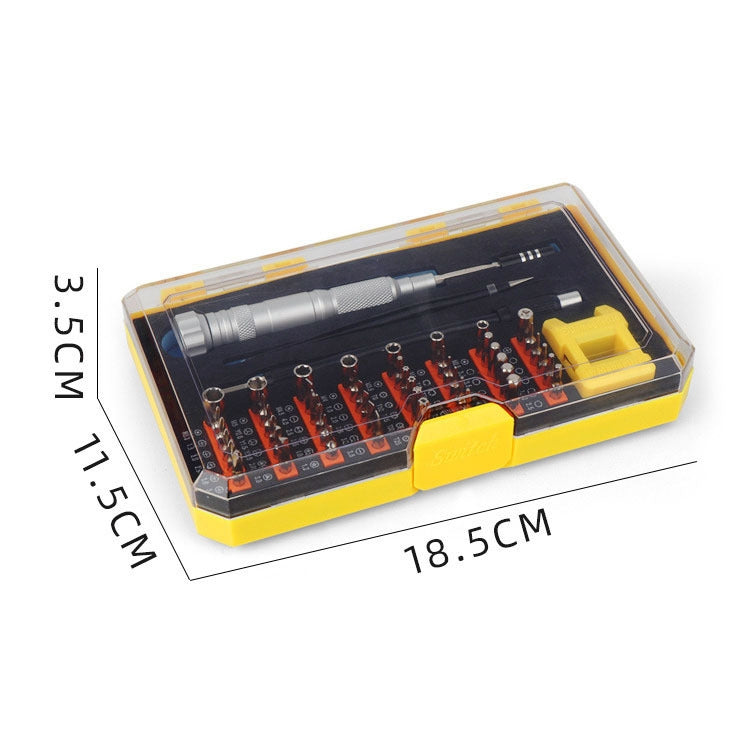 Obadun 9802B 52 in 1 impugnatura in lega di alluminio strumento hardware set di cacciaviti cacciavite di precisione per la casa strumento di smontaggio del telefono cellulare, Obadun 9802B(Orange), Obadun 9802B(Yellow)