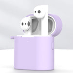3 pezzi per Xiaomi Air 3 in 1 custodia protettiva in silicone per auricolari + corda anti-smarrimento + set di ganci