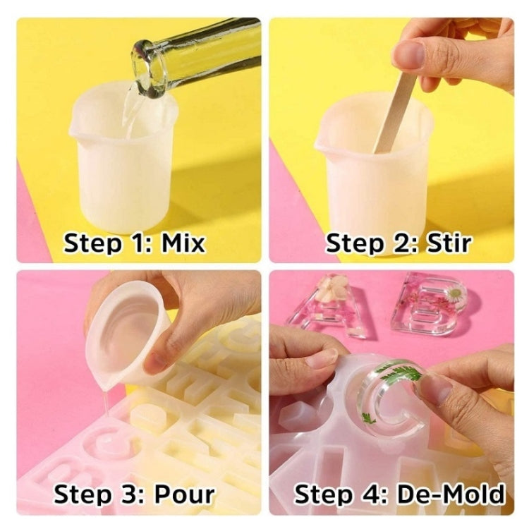 111 Pz/set FAI DA TE Specchio Stampo Ciondolo In Silicone, Cristallo Epossidico Chiave Ciondolo Set, 111 PCS/Set