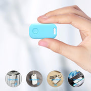 2 PCS S6 Square Bluetooth dispositivo anti-smarrimento chiave dispositivo di localizzazione bagagli allarme bidirezionale, Black, White, Blue