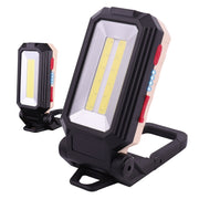 Lampada da lavoro LED pieghevole con gancio e magnete