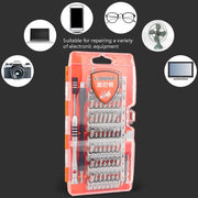 Obadun 9800 58 in 1 set di cacciaviti manuale CRV lotto telefono cellulare smontaggio occhiali strumento di riparazione, Obadun 9800(Yellow), Obadun 9800(Orange)