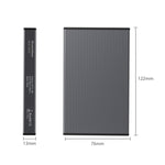 Blueendless Scatola per disco rigido mobile da 2,5 pollici SATA Porta seriale USB3.0 Strumento gratuito SSD, Stile:, MR23F -A Port, MR23F-C Port, MR23G -A Port, MR23G-C Port