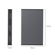 Blueendless Scatola per disco rigido mobile da 2,5 pollici SATA Porta seriale USB3.0 Strumento gratuito SSD, Stile:, MR23F -A Port, MR23F-C Port, MR23G -A Port, MR23G-C Port