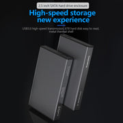 Blueendless Scatola per disco rigido mobile da 2,5 pollici SATA Porta seriale USB3.0 Strumento gratuito SSD, Stile:, MR23F -A Port, MR23F-C Port, MR23G -A Port, MR23G-C Port