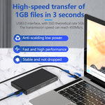 Blueendless Scatola per disco rigido mobile da 2,5 pollici SATA Porta seriale USB3.0 Strumento gratuito SSD, Stile:, MR23F -A Port, MR23F-C Port, MR23G -A Port, MR23G-C Port