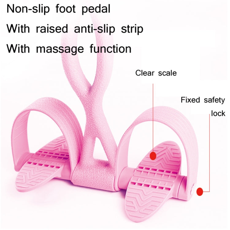 Home Fitness Pedale Tenditore Sit-Up Aid Corda elastica multifunzionale, Specifica:, Little Waist Crystal (Pink), Little Waist Crystal (Blue), Little Waist Crystal (Purple), Enhanced Crystal (Pink), Enhanced Crystal (Blue), Enhanced Crystal (Purple)