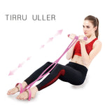 Home Fitness Pedale Tenditore Sit-Up Aid Corda elastica multifunzionale, Specifica:, Little Waist Crystal (Pink), Little Waist Crystal (Blue), Little Waist Crystal (Purple), Enhanced Crystal (Pink), Enhanced Crystal (Blue), Enhanced Crystal (Purple)