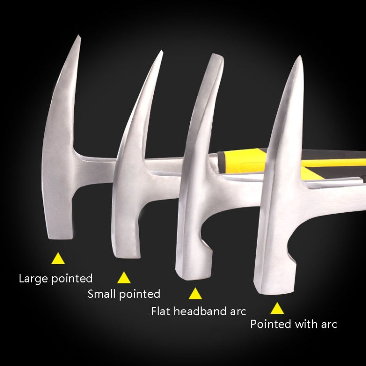 Strumento di esplorazione geologica Martello hardware multifunzione, stile:, Small, Large, Pointed With Arc, Flat Head With Arc