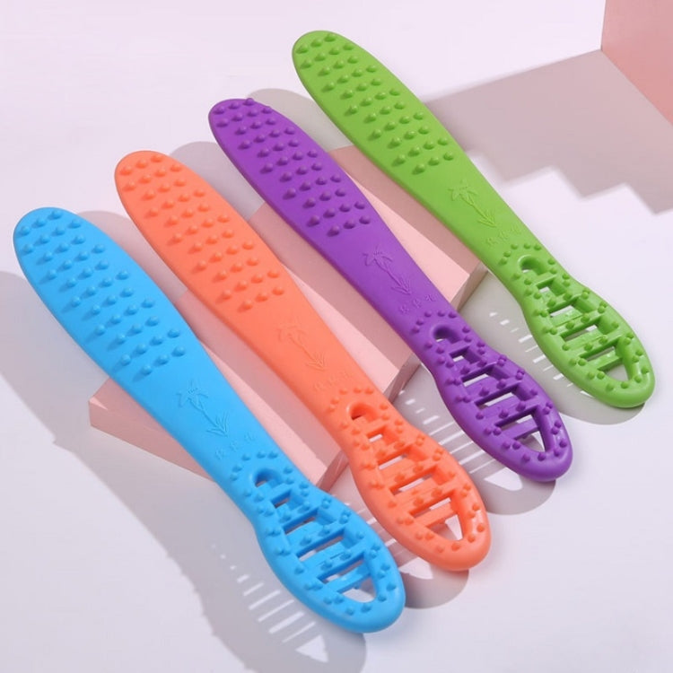 2 PCS Silicone Health Meridian Massage Fitness Massager Colore casuale Consegna, First Generation 27cm, Second Generation 35cm