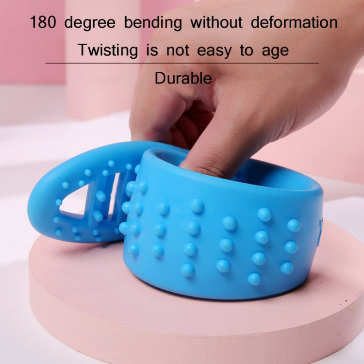 2 PCS Silicone Health Meridian Massage Fitness Massager Colore casuale Consegna, First Generation 27cm, Second Generation 35cm