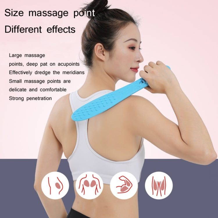 2 PCS Silicone Health Meridian Massage Fitness Massager Colore casuale Consegna, First Generation 27cm, Second Generation 35cm
