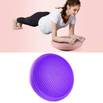 Yoga Balance Mat Foot Massage Balance Ball Dispositivo di allenamento per la riabilitazione della caviglia, 34cm Brown, 34cm Orange, 34cm Red, 34cm Rose Red, 34cm Purple, 34cm Blue, 34cm Green