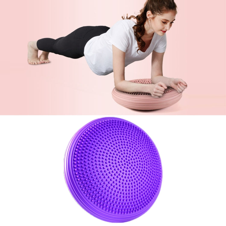 Yoga Balance Mat Foot Massage Balance Ball Dispositivo di allenamento per la riabilitazione della caviglia, 34cm Brown, 34cm Orange, 34cm Red, 34cm Rose Red, 34cm Purple, 34cm Blue, 34cm Green