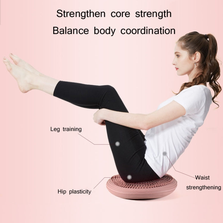 Yoga Balance Mat Foot Massage Balance Ball Dispositivo di allenamento per la riabilitazione della caviglia, 34cm Brown, 34cm Orange, 34cm Red, 34cm Rose Red, 34cm Purple, 34cm Blue, 34cm Green
