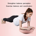 Yoga Balance Mat Foot Massage Balance Ball Dispositivo di allenamento per la riabilitazione della caviglia, 34cm Brown, 34cm Orange, 34cm Red, 34cm Rose Red, 34cm Purple, 34cm Blue, 34cm Green