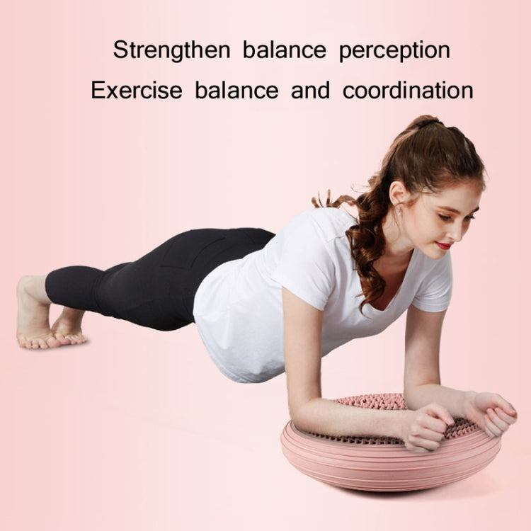 Yoga Balance Mat Foot Massage Balance Ball Dispositivo di allenamento per la riabilitazione della caviglia, 34cm Brown, 34cm Orange, 34cm Red, 34cm Rose Red, 34cm Purple, 34cm Blue, 34cm Green
