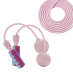 Corda per saltare senza fili per esercizi brucia grassi fitness con palla per pesi, Cordless Cherry Pink, Cordless Mint Green, Cherry Pink + Long Rope, Mint Green + Long Rope