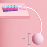 Corda per saltare senza fili per esercizi brucia grassi fitness con palla per pesi, Cordless Cherry Pink, Cordless Mint Green, Cherry Pink + Long Rope, Mint Green + Long Rope
