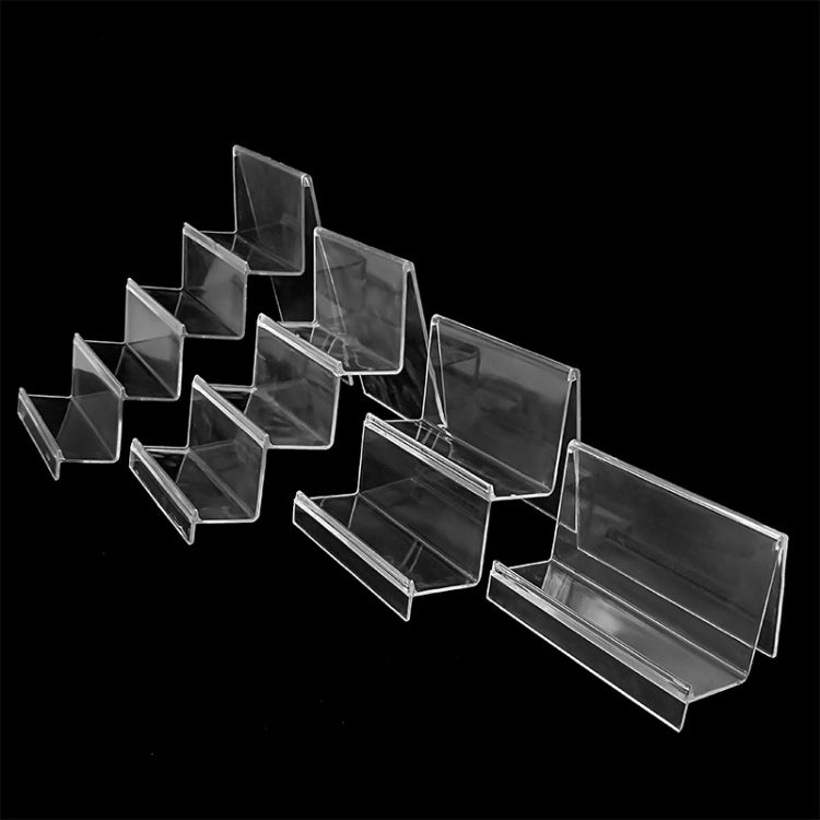 Espositore da banco in plastica per maschere e accessori