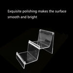 Espositore da banco in plastica per maschere e accessori