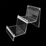 Espositore da banco in plastica per maschere e accessori
