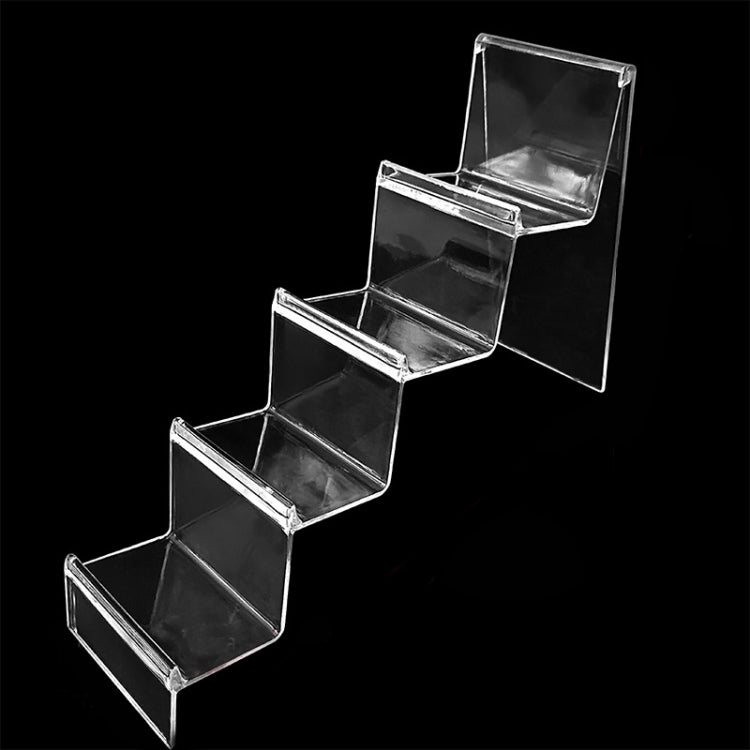 Espositore da banco in plastica per maschere e accessori