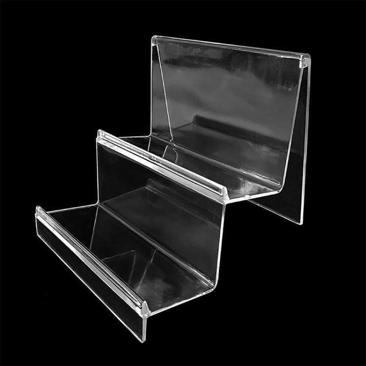 Espositore da banco in plastica per maschere e accessori