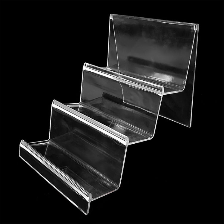 Espositore da banco in plastica per maschere e accessori