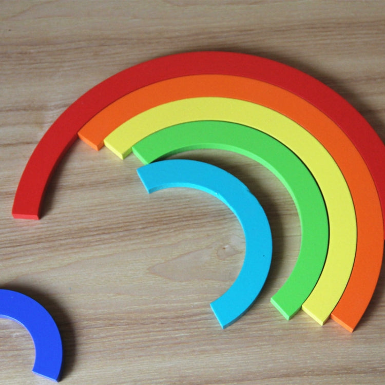 Arcobaleno creativo assemblato Blocchi di costruzione Giocattoli educativi per bambini