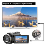 Telecamera sportiva digitale HD 5K 30FPS zoom ottico 3X
