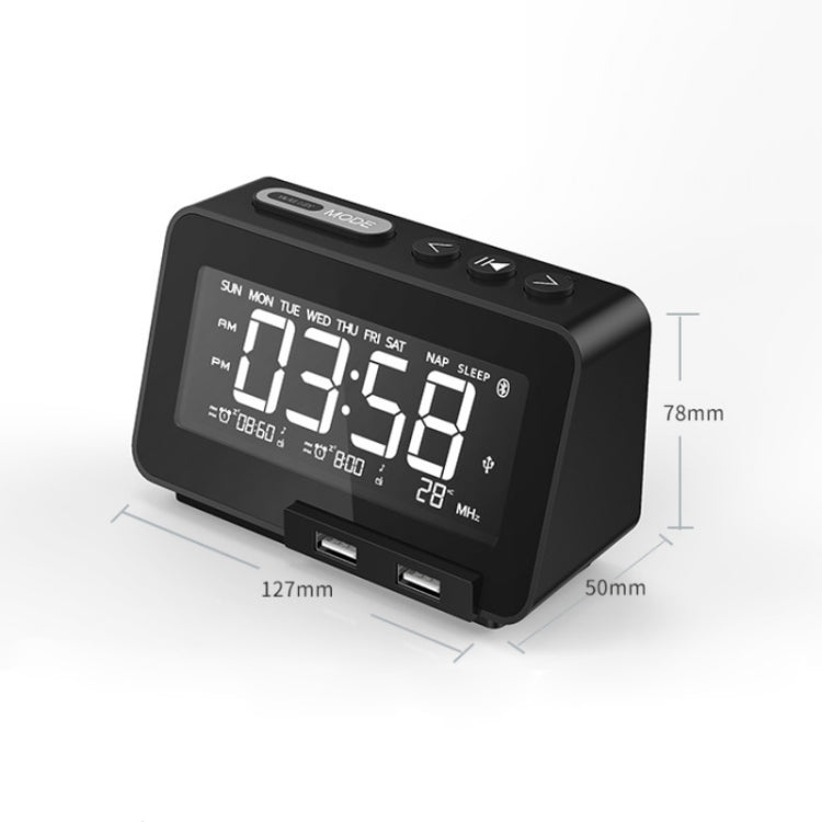 Radiosveglia da tavolo con altoparlante wireless Bluetooth K5, US Plug, EU Plug, UK Plug
