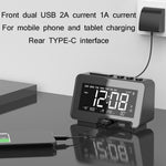 Radiosveglia da tavolo con altoparlante wireless Bluetooth K5, US Plug, EU Plug, UK Plug