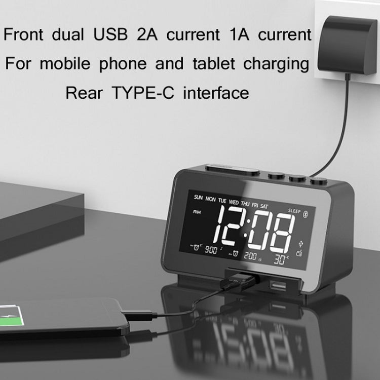 Radiosveglia da tavolo con altoparlante wireless Bluetooth K5, US Plug, EU Plug, UK Plug