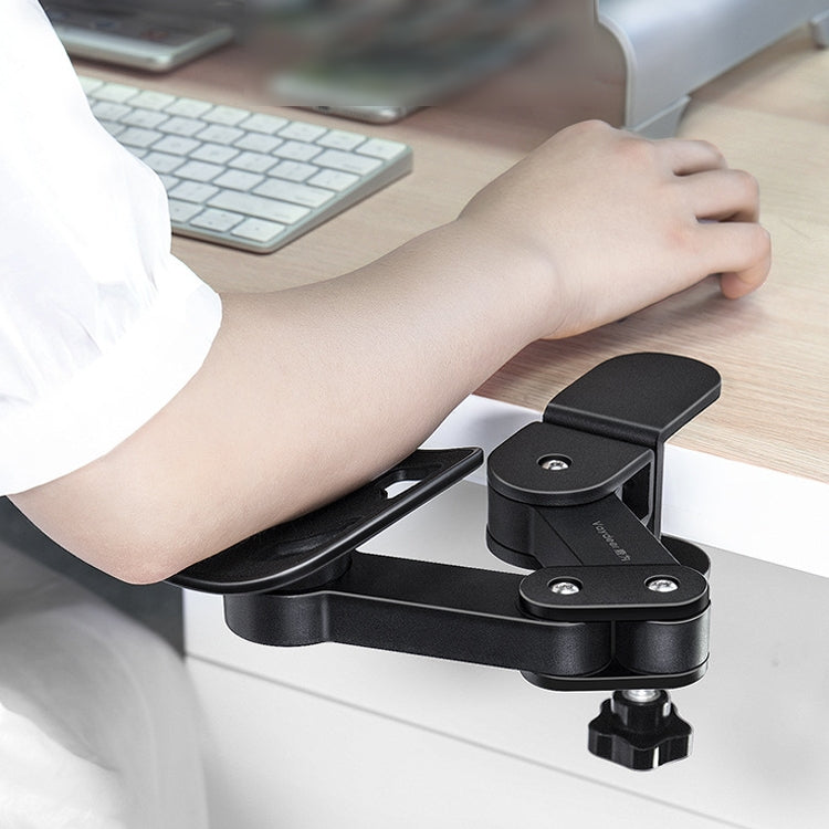 Vaydeer TJ2011 Computer Hand Bracket Mouse Pad Supporto per braccio pigro in metallo Supporto per polso a sbalzo