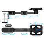 Vaydeer TJ2011 Computer Hand Bracket Mouse Pad Supporto per braccio pigro in metallo Supporto per polso a sbalzo