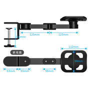 Vaydeer TJ2011 Computer Hand Bracket Mouse Pad Supporto per braccio pigro in metallo Supporto per polso a sbalzo