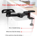 Vaydeer TJ2011 Computer Hand Bracket Mouse Pad Supporto per braccio pigro in metallo Supporto per polso a sbalzo