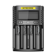 Caricabatterie rapido per batterie al litio NITECORE, spina americana, UMS4, UMS2