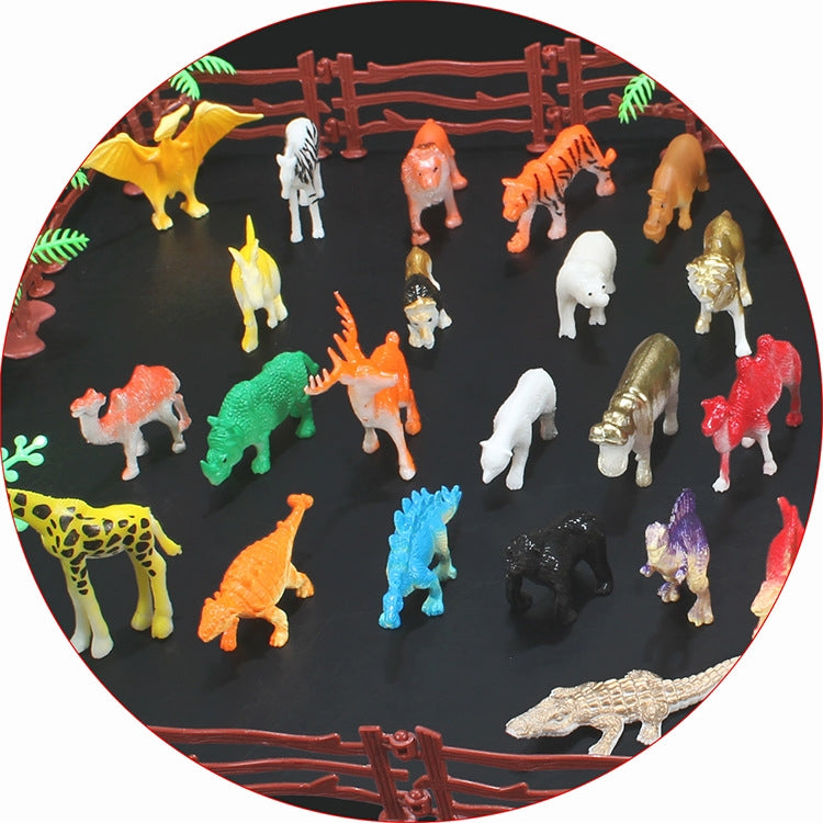 Set 68 modelli dinosauri e animali in plastica