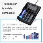 Caricabatterie 4 slot per batterie litio XTAR VC4SL VC4S