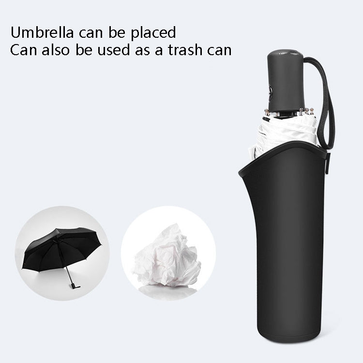 Secchio di stoccaggio impermeabile per portaombrelli per auto da 3 pezzi con clip a gancio, Car Umbrella Storage Bucket