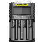 Caricabatterie USB NITECORE 4 slot con display LCD