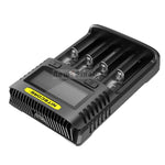 Caricabatterie USB NITECORE 4 slot con display LCD