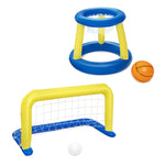 Giocattoli da spiaggia Bambini adulti Piscina genitore-figlio che gioca a giocattoli gonfiabili con pallone da spiaggia, stile:, 52133 Volleyball Net + Ball, 52123 Handball Door + Ball, 2 in 1 Set  + 2 Balls, 3 in 1 Set + 3 Balls