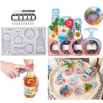 Fai da te Crystal Resin Drip Beer Wrench Mold Opener Stampo in silicone, Set, Mold