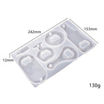 Fai da te Crystal Resin Drip Beer Wrench Mold Opener Stampo in silicone, Set, Mold