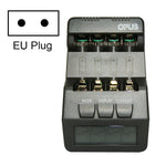 Caricabatterie intelligente OPUS BT-C700 con 4 slot e retroillumi