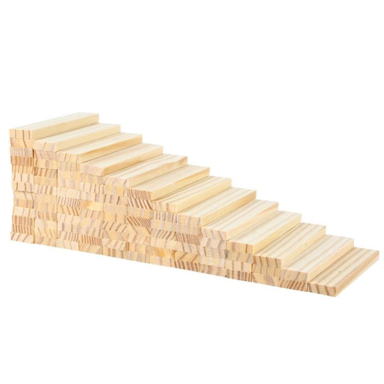 100 pezzi/set modello architettonico in legno blocchi di costruzione puzzle giocattoli per la prima educazione dei bambini, 100 PCS / Set